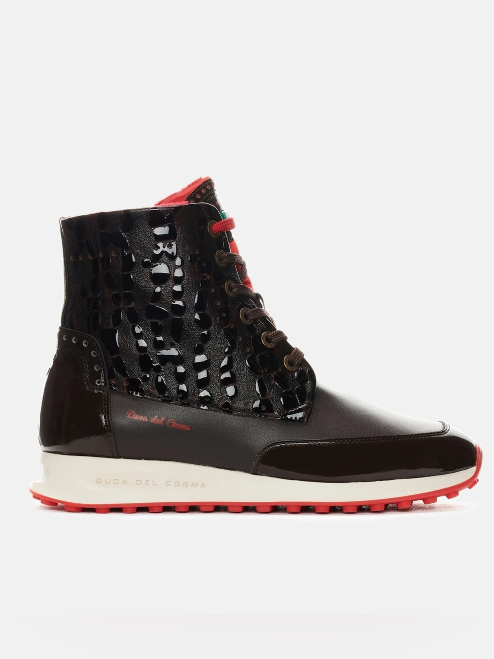 Duca Del Cosma Lorenza Women's Golf Winter Boots Brown/Crocodile Size 7
